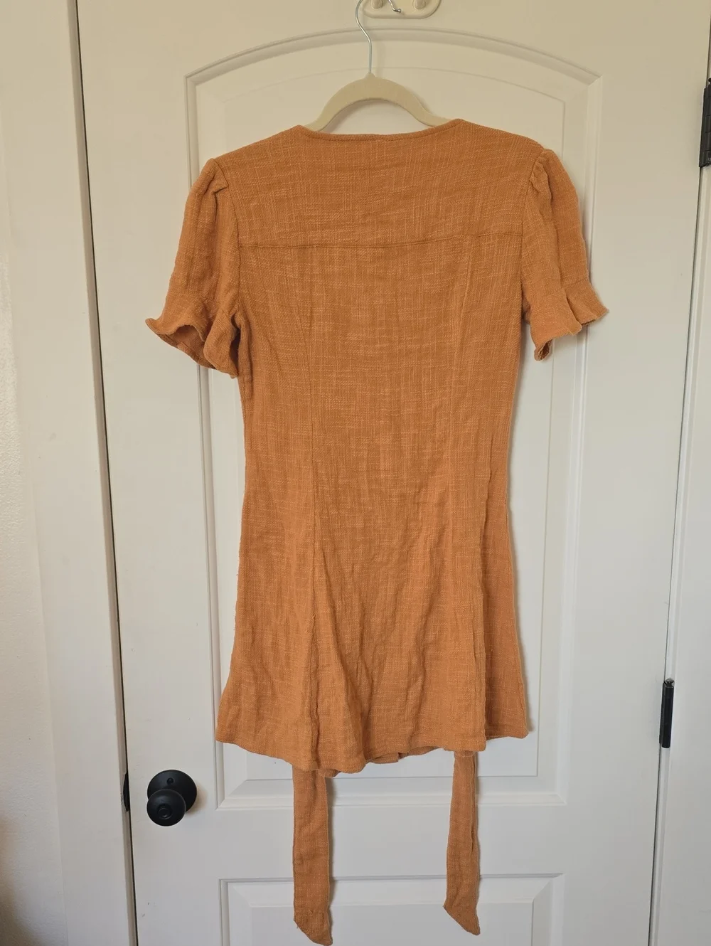 Free People Button Down Tie Dress
